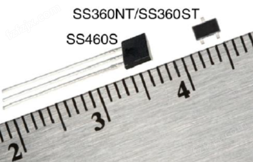 SS360NT/SS360ST/SS460S高灵敏度双极锁存霍尔传感器